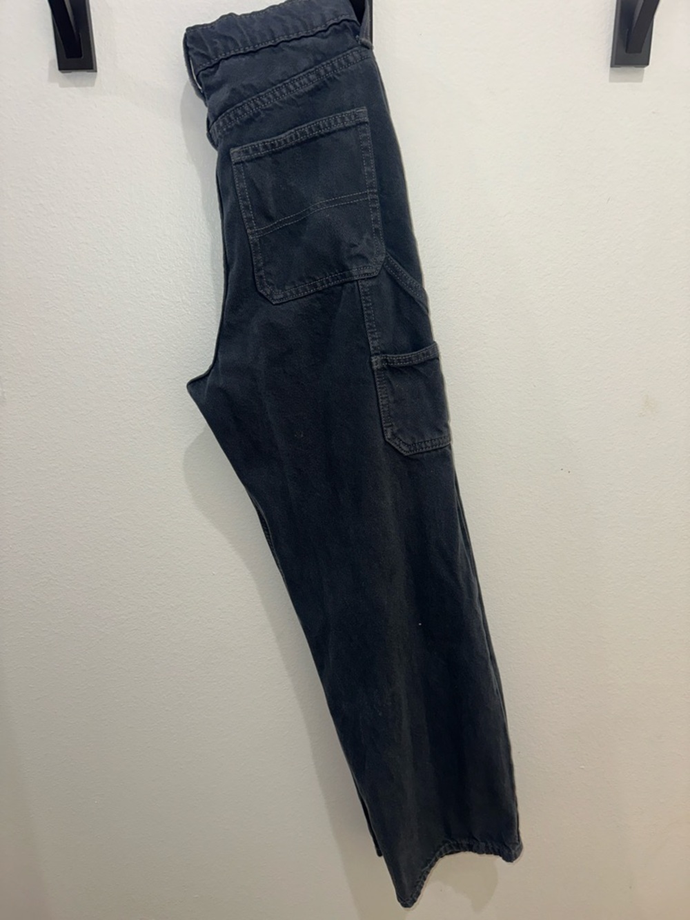 Boys Black Old Navy Baggy Cargo Pants